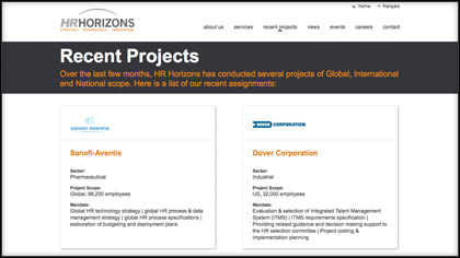 HR Horizons - Website - artefact 1